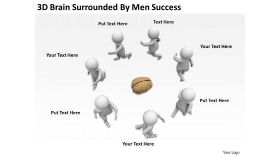 Pictures Of Business Men Surrounded By Success PowerPoint Templates Ppt Backgrounds For Slides