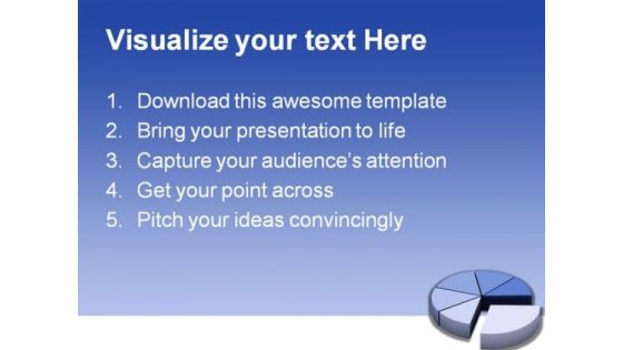 Pie Business PowerPoint Template 0510