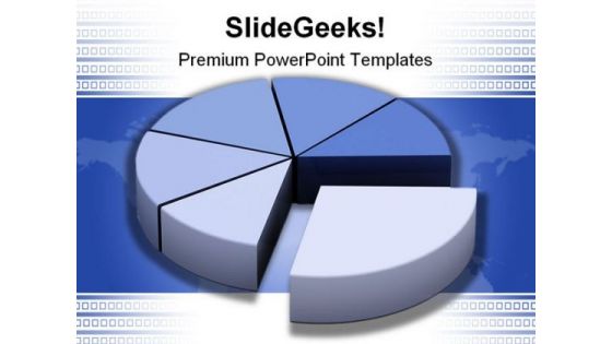 Pie Business PowerPoint Template 0510