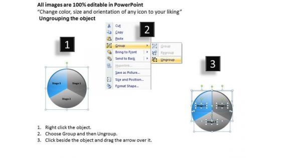 Pie Chart Business PowerPoint Templates Download Process Ppt Plans