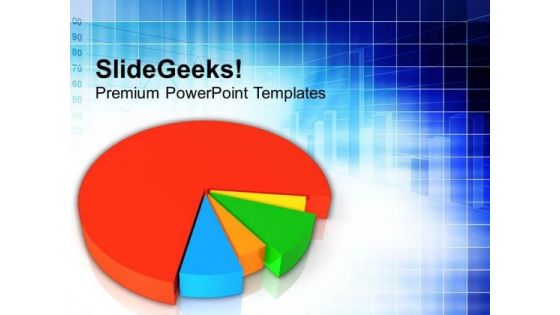 Pie Chart Business Result PowerPoint Templates Ppt Backgrounds For Slides 0413