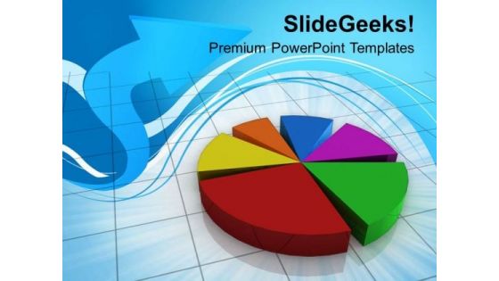 Pie Chart Business Theme PowerPoint Templates Ppt Backgrounds For Slides 0413