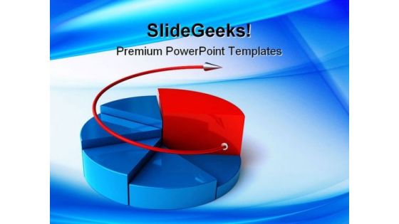 Pie Chart Concept Business PowerPoint Templates And PowerPoint Backgrounds 0311