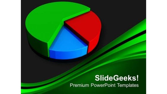 Pie Chart Dark Theme Color Business PowerPoint Templates Ppt Backgrounds For Slides 0413