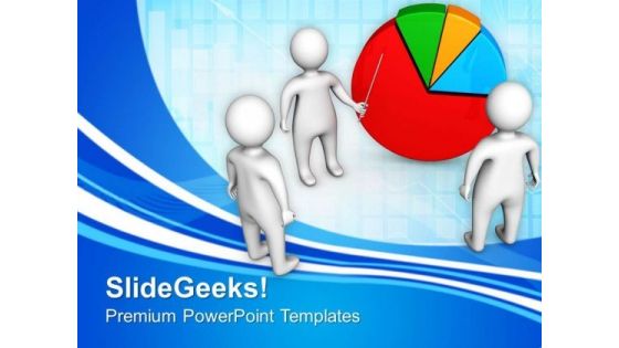 Pie Chart For Business Result Display PowerPoint Templates Ppt Backgrounds For Slides 0513