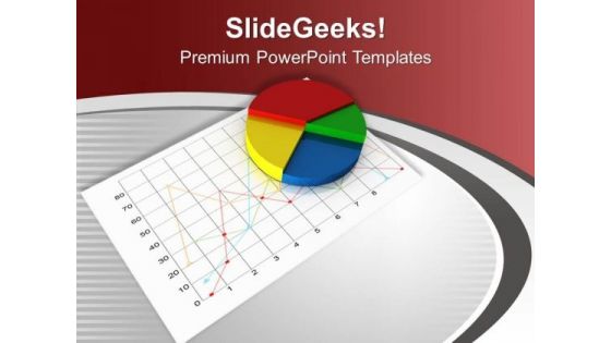 Pie Chart For Finance Result PowerPoint Templates Ppt Backgrounds For Slides 0513