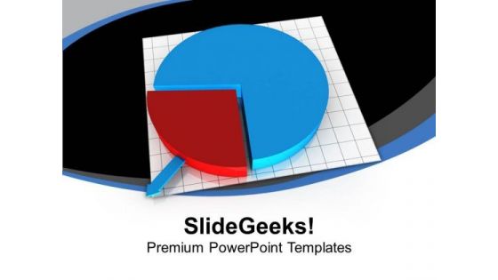 Pie Chart For Good Analysis PowerPoint Templates Ppt Backgrounds For Slides 0613