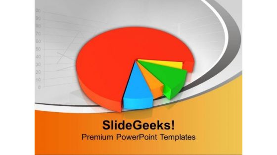 Pie Chart For Marketing And Business PowerPoint Templates Ppt Backgrounds For Slides 0413