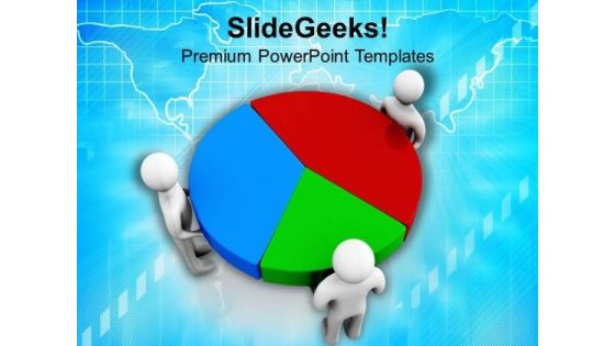 Pie Chart Of Financial Result PowerPoint Templates Ppt Backgrounds For Slides 0713