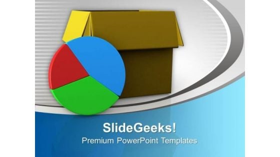 Pie Chart Out Of Box Financial Diagram PowerPoint Templates Ppt Backgrounds For Slides 0313