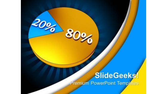 Pie Chart Percent Business PowerPoint Templates And PowerPoint Themes 0912