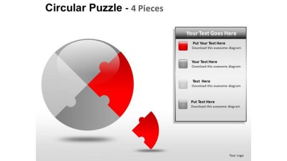 Pie Chart Puzzle PowerPoint Slides And Ppt Diagram Templates