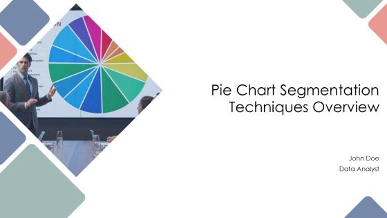 Pie Chart Segmentation Techniques Overview PPT Structure AT
