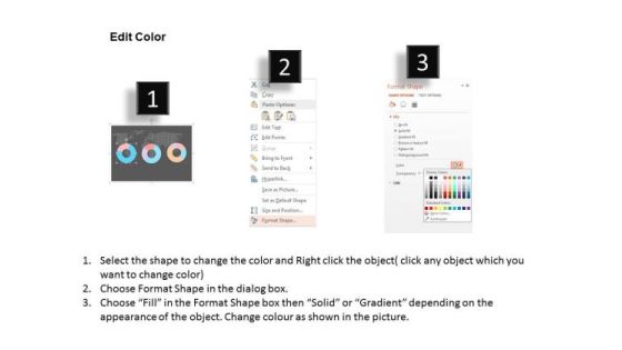 Pie Chart With Map Background Presentation Template Slide03