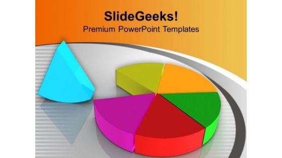 Pie Graph For Business PowerPoint Templates Ppt Backgrounds For Slides 0613