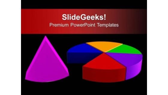 Pie Graph For Sales Strategy PowerPoint Templates Ppt Backgrounds For Slides 0413