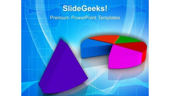 Pie Graph Representing Specific Process PowerPoint Templates Ppt Backgrounds For Slides 0413