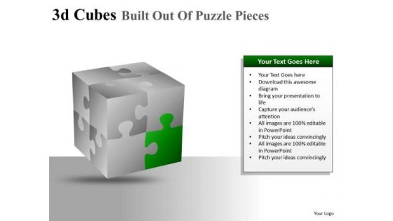 Piece Of Cube PowerPoint Slides And Ppt Diagram Templates