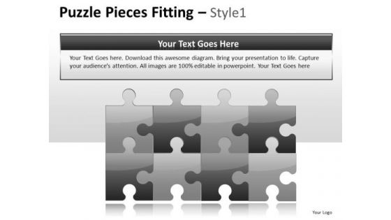 Piece Puzzle Pieces Fitted PowerPoint Slides And Ppt Templates