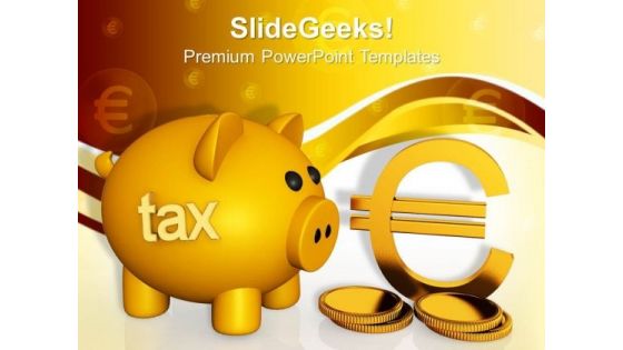 Piggy Bank Concept Money PowerPoint Templates And PowerPoint Themes 1012