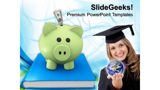 Piggy Bank Investment Finance PowerPoint Templates And PowerPoint Themes 0812