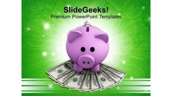 Piggy Bank Investment Of Money PowerPoint Templates Ppt Backgrounds For Slides 0113 Piggy Bank Investment Of Money PowerPoint Templates Ppt Backgrounds For Slides 0113