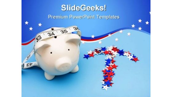 Piggy Bank Savings Future PowerPoint Themes And PowerPoint Slides 0811
