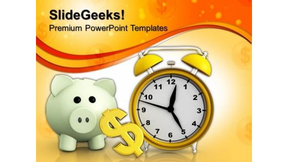 Piggy Bank With A Dollar Currency Business PowerPoint Templates And PowerPoint Themes 1012 Piggy Bank With A Dollar Currency Business PowerPoint Templates And PowerPoint Themes 1012