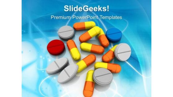 Pills Are Neccesary For Treatment PowerPoint Templates Ppt Backgrounds For Slides 0513