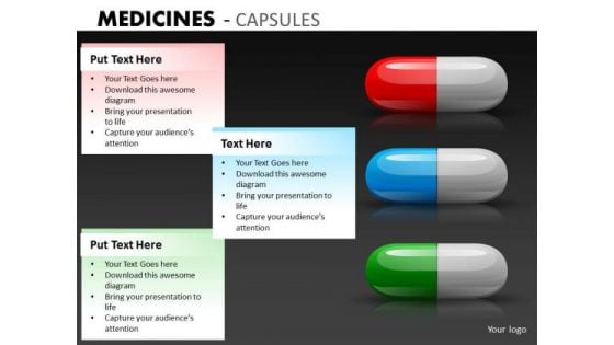 Pills For Sickness PowerPoint Templates Health PowerPoint Slides