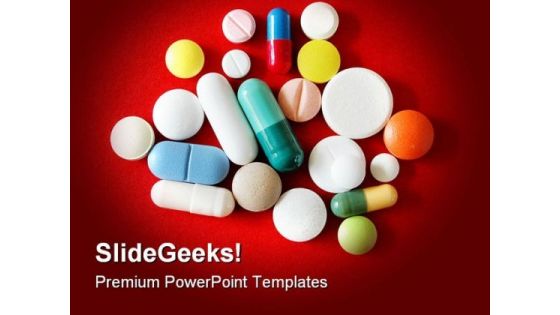 Pills Medical PowerPoint Templates And PowerPoint Backgrounds 0411