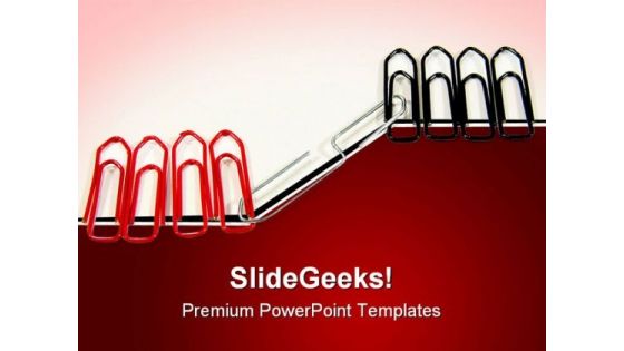 Pins Tie Together Communication PowerPoint Templates And PowerPoint Backgrounds 0811