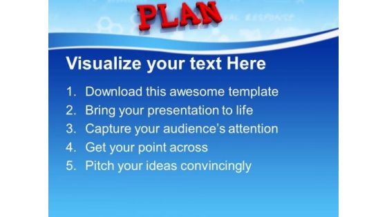 Plan Business Concept Marketing PowerPoint Templates And PowerPoint Themes 0812
