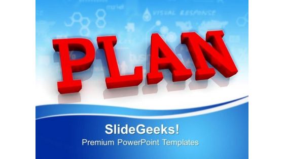 Plan Business Concept Marketing PowerPoint Templates And PowerPoint Themes 0812