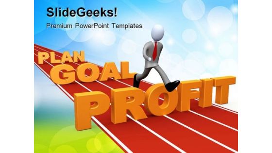 Plan Goal Success PowerPoint Templates And PowerPoint Backgrounds 0811