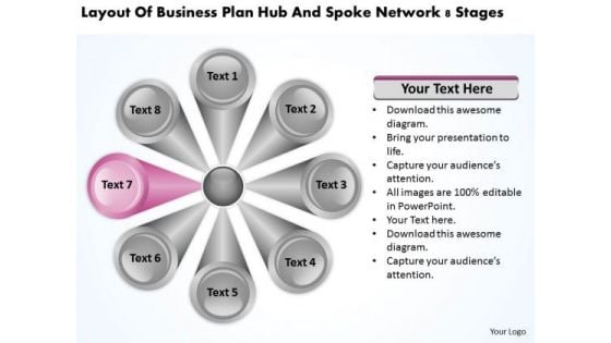 Plan Hub And Spoke Network 8 Stages Sample Business For PowerPoint Slides Plan Hub And Spoke Network 8 Stages Sample Business For PowerPoint Slides