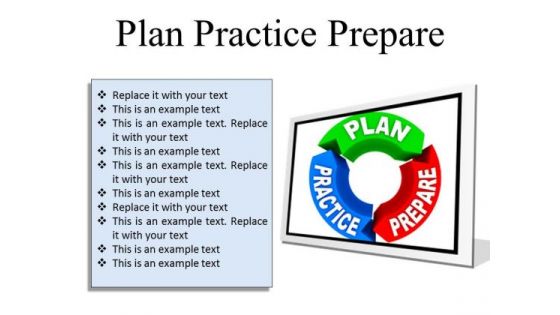 Plan Practice Business PowerPoint Presentation Slides F