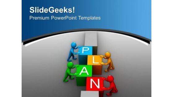 Plan To Work As Team Business Development PowerPoint Templates Ppt Backgrounds For Slides 0513