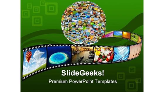 Planet Of Images Globe PowerPoint Templates And PowerPoint Backgrounds 0311