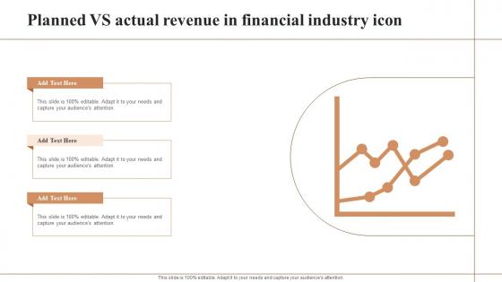 Planned Vs Actual Revenue In Financial Industry Icon Guidelines Pdf