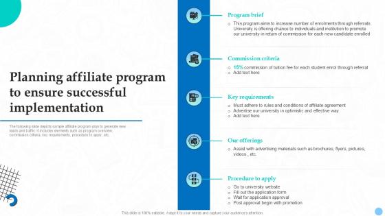 Planning Affiliate Program To Ensure Higher Education Ppt Example Strategy SS V Planning Affiliate Program To Ensure Higher Education Ppt Example Strategy SS V