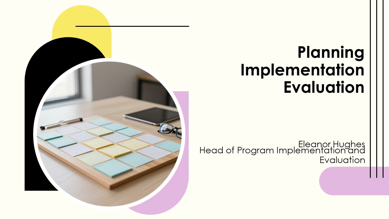 Planning Implementation Evaluation PPT Template VM