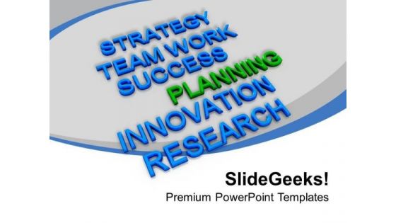 Planning Is Reqiured For Marketing And Business PowerPoint Templates Ppt Backgrounds For Slides 0513