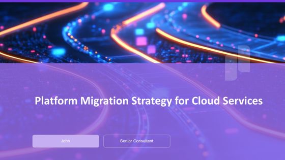 Platform Migration Strategy For Cloud Services PPT Sample AT
