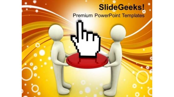 Point Out The Technology PowerPoint Templates Ppt Backgrounds For Slides 0713