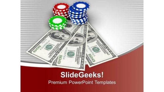 Poker Is A Royal Game PowerPoint Templates Ppt Backgrounds For Slides 0513