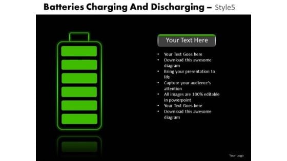 Polarity Batteries Charging And Discharging 5 PowerPoint Slides And Ppt Diagram Templates