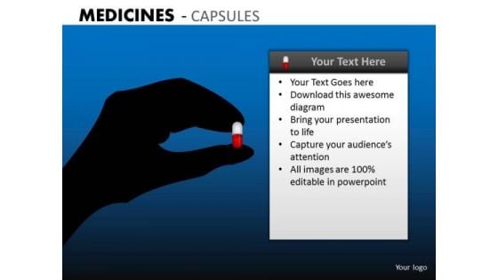 Pop A Pill Medicines PowerPoint Slides And Templates