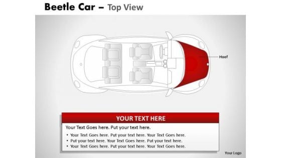 Portrait Red Beetle Car PowerPoint Slides And Ppt Diagram Templates