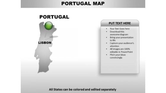 Portugal Country PowerPoint Maps Portugal Country PowerPoint Maps